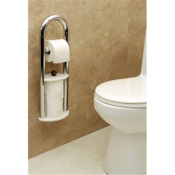 Healthcraft Products HealthCraft Products WTRH-CRP Toilet Paper Dispenser & Integrated Support Rail WTRH-CRP